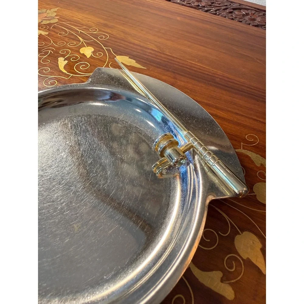 Vintage Fishing Change Dish • Coin Tray with Fishing Pole Accent